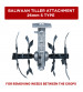 Balwaan Tiller Attachment 26mm S type (Silver)